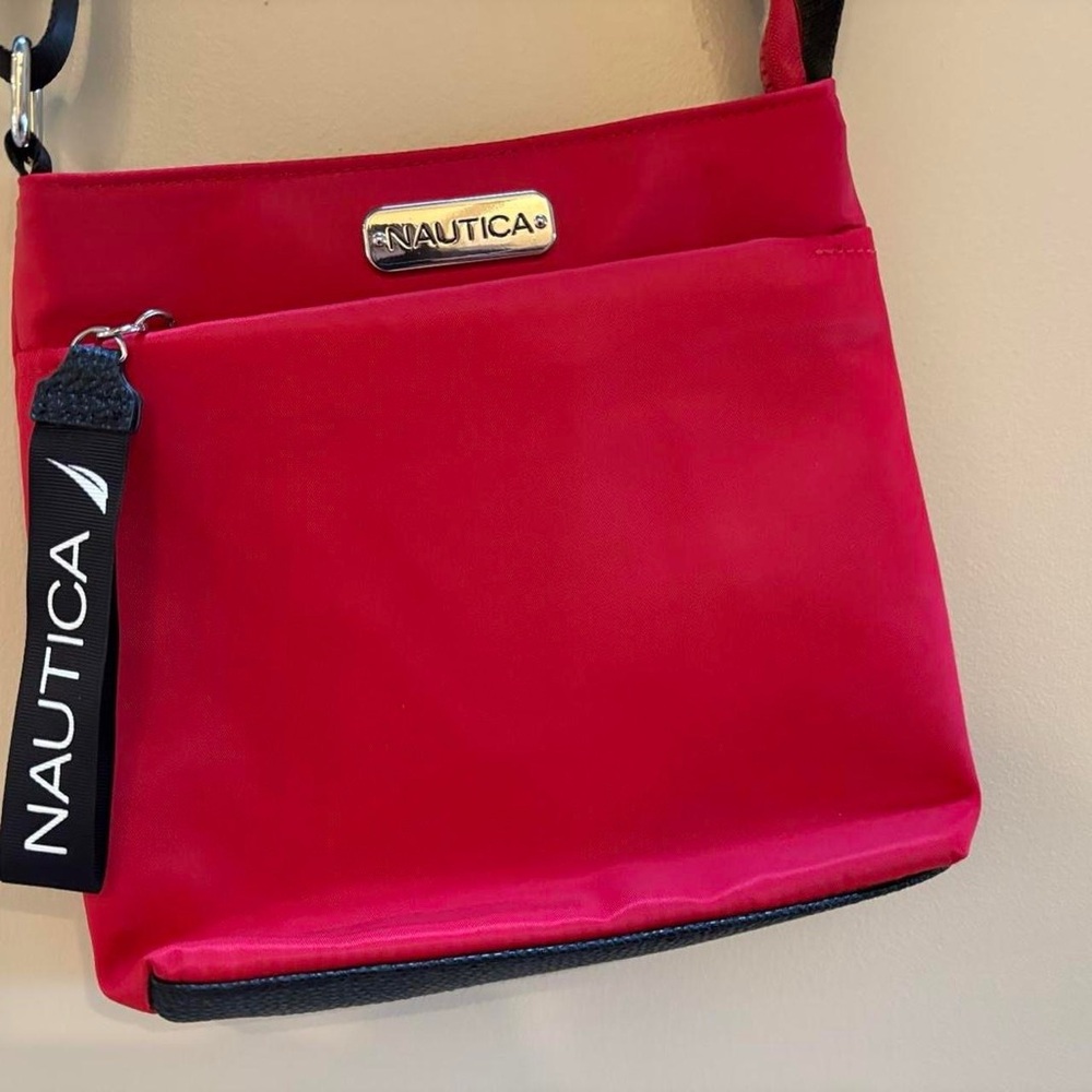 Nautica Vibrant Red Crossbody Bag